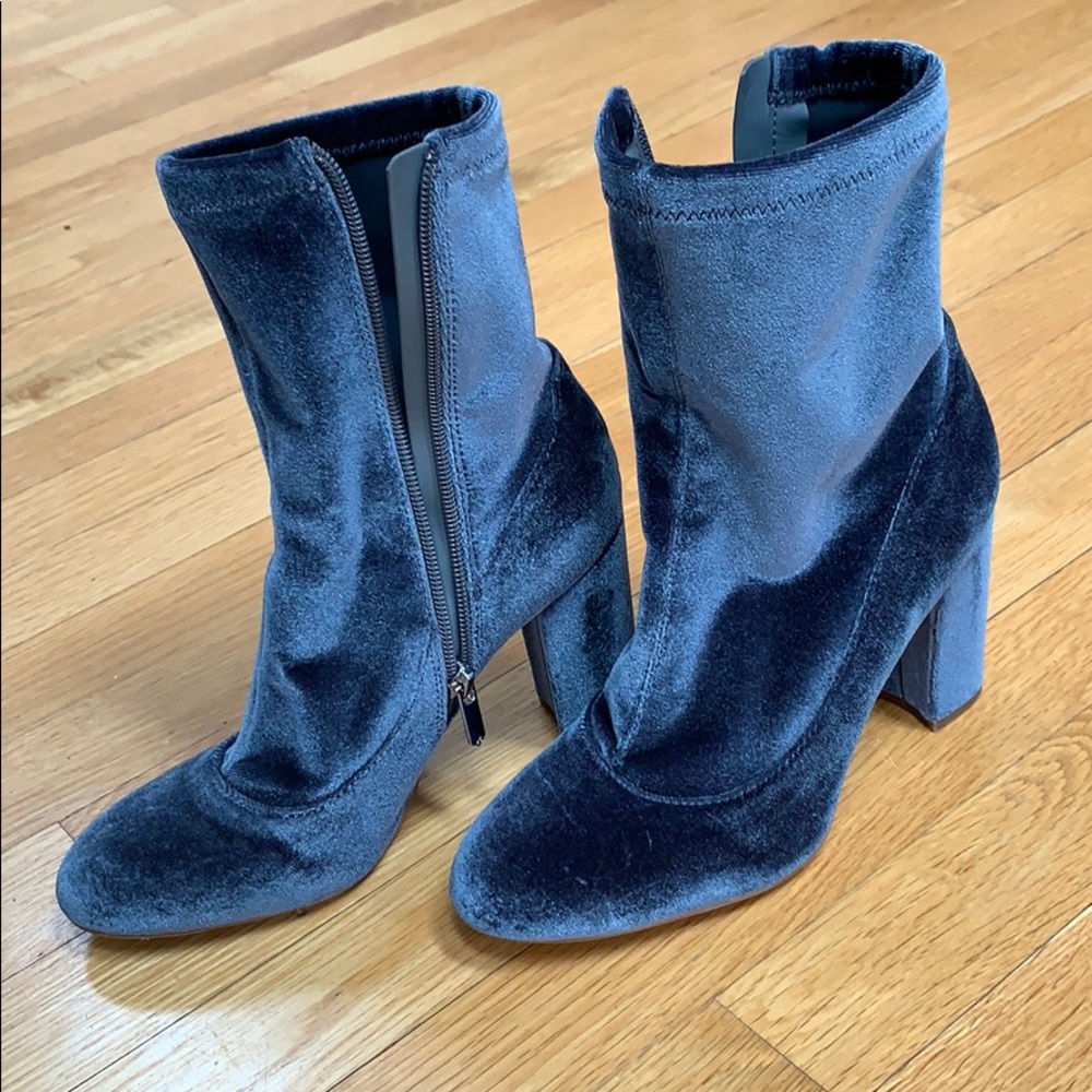 Sam Edelman Velvet Booties